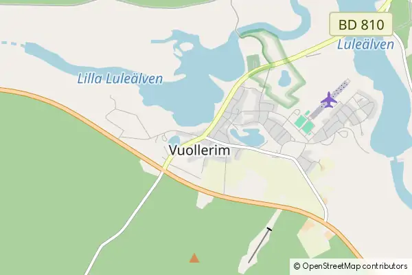 Karte Vuollerim