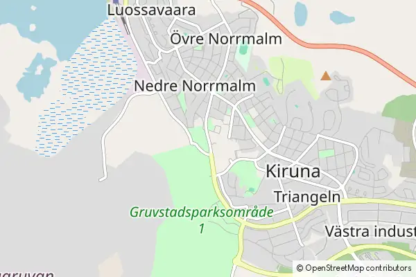 Karte Kiruna