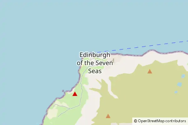 Karte Edinburgh of the Seven Seas