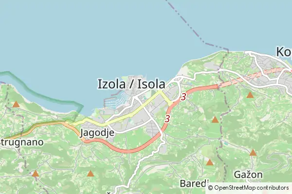 Karte Izola