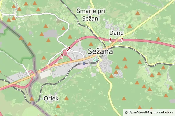 Karte Sežana