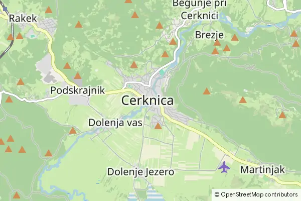 Karte Cerknica