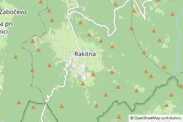 Karte Rakitna