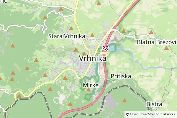 Karte Vrhnika