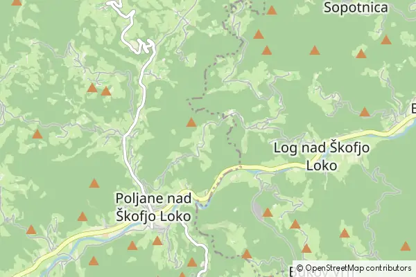 Karte Poljane nad Škofjo Loko