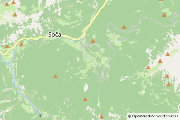 Karte Soča