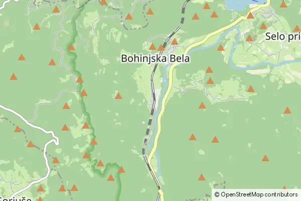 Karte Bohinjska Bela