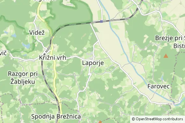 Karte Laporje