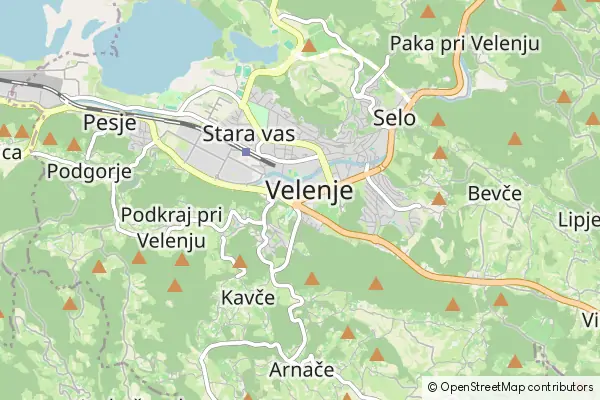 Karte Velenje