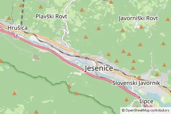 Karte Jesenice