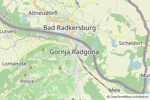 Karte Gornja Radgona