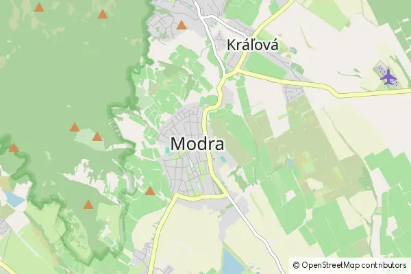 Karte Modra