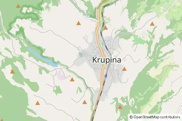 Karte Krupina