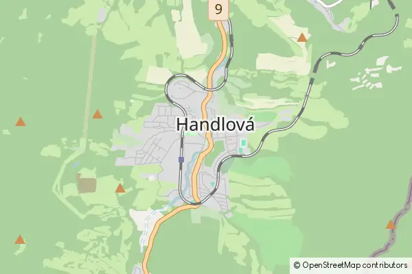 Karte Handlová