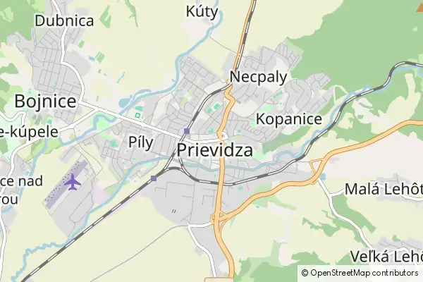 Karte Prievidza