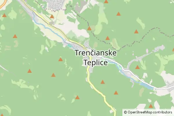 Karte Trenčianske Teplice