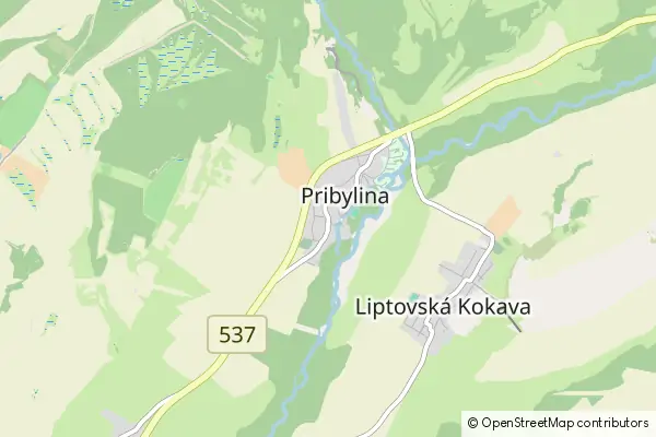 Karte Pribylina