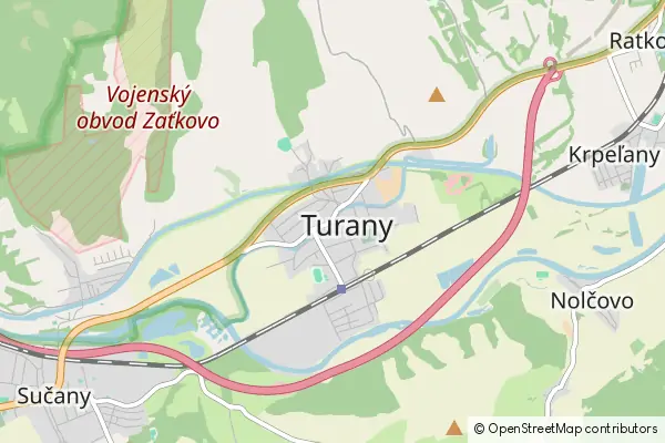 Karte Turany