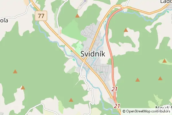 Karte Svidník