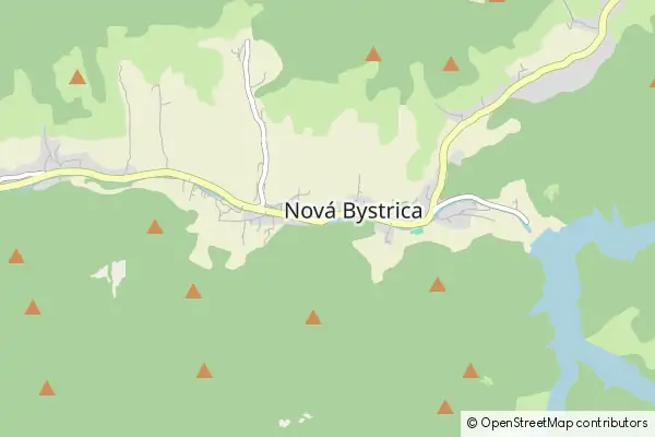 Karte Nová Bystrica