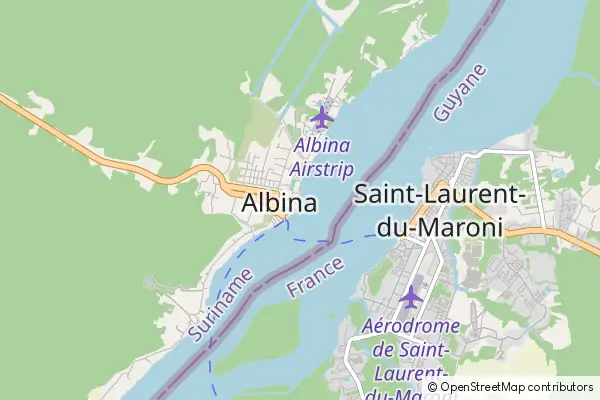 Karte: Albina • © OpenStreetMap contributors Karte Albina