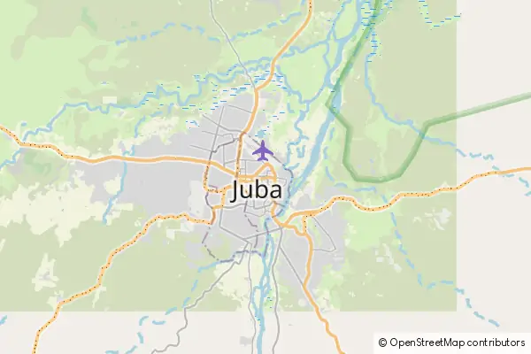 Karte Juba