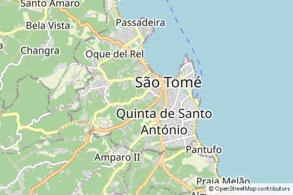 Karte São Tomé