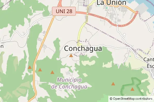 Karte Conchagua