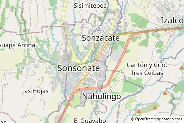 Karte Sonsonate