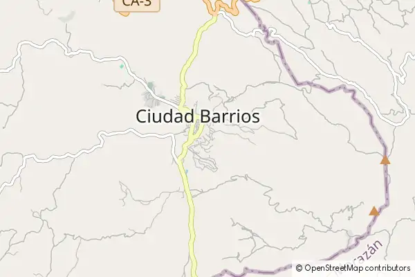 Karte Ciudad Barrios