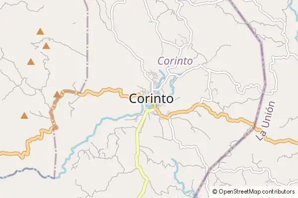 Karte Corinto