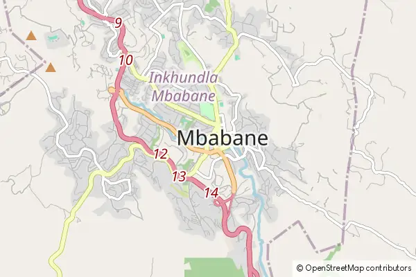 Karte Mbabane