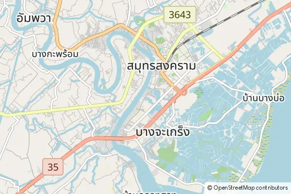 Karte Samut Songkhram