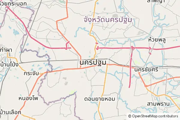 Karte: Nakhon Pathom • © OpenStreetMap contributors Karte Nakhon Pathom