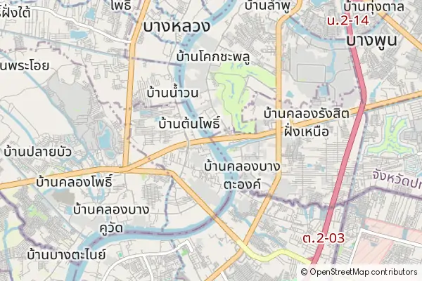 Karte Pathumthani