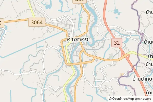 Karte Ang Thong City