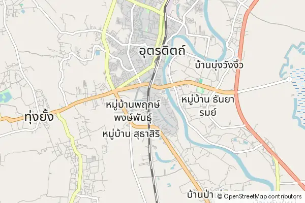 Karte Uttaradit City