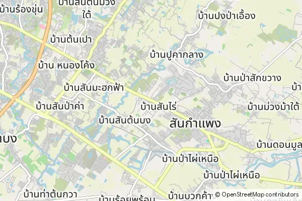 Karte San Kamphaeng