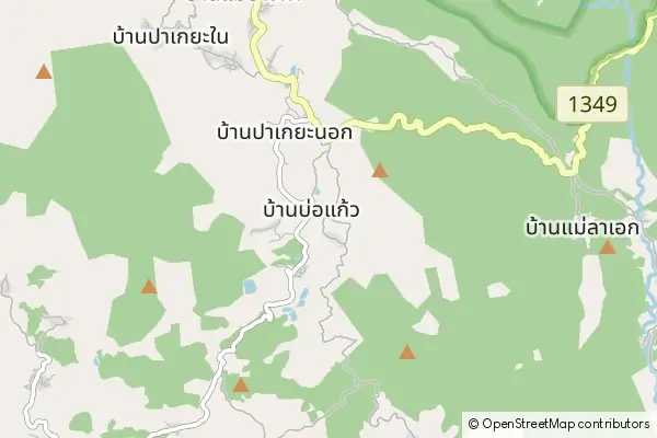 Karte: Samoeng • © OpenStreetMap contributors Karte Samoeng