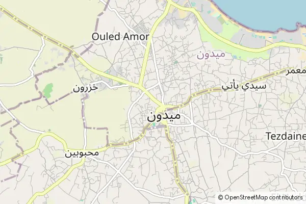 Karte Midoun