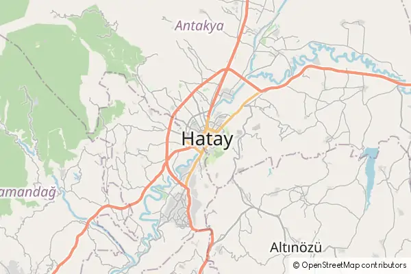 Karte Antakya