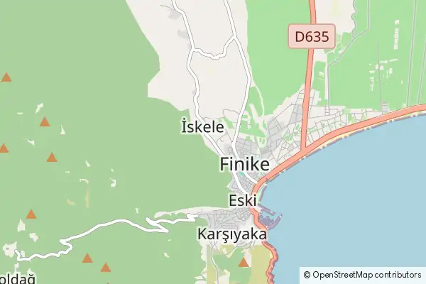 Karte Finike