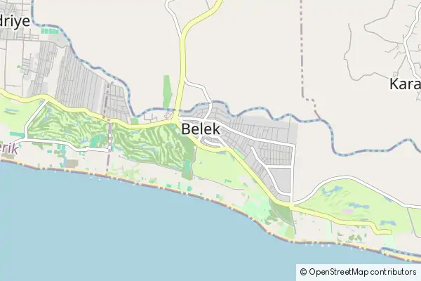 Karte Belek