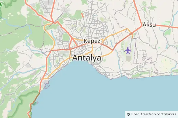 Karte Antalya