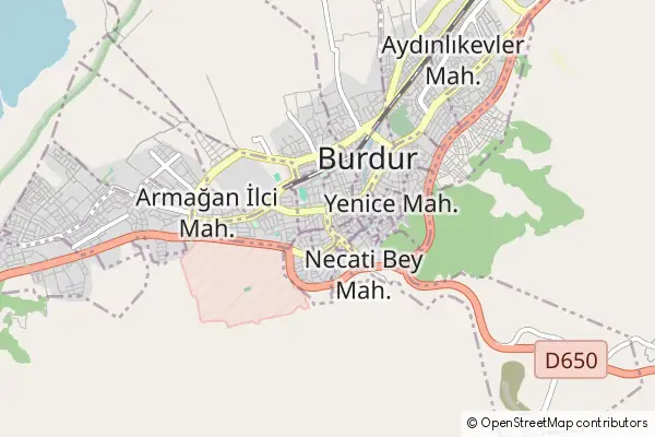 Karte Burdur