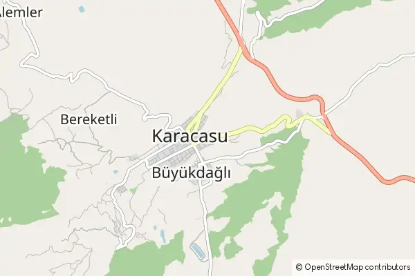 Karte Karacasu