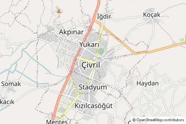 Karte: Çivril • © OpenStreetMap contributors Karte Çivril