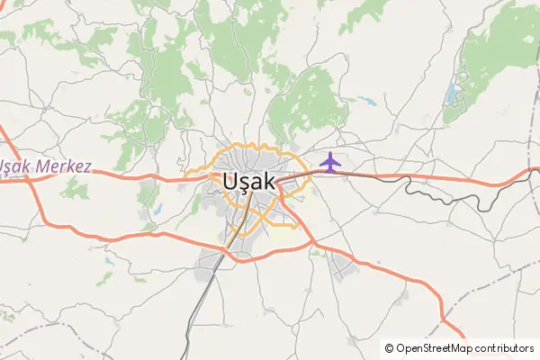 Karte: Uşak • © OpenStreetMap contributors Karte Uşak
