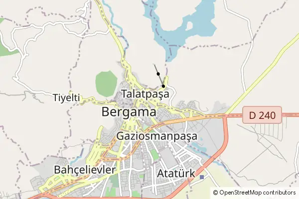 Karte: Pergamon • © OpenStreetMap contributors Karte Pergamon