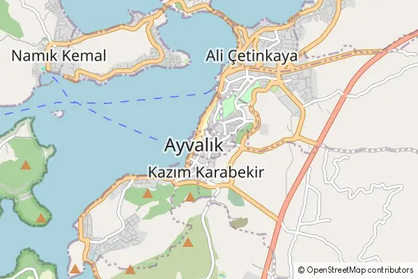 Karte Ayvalik